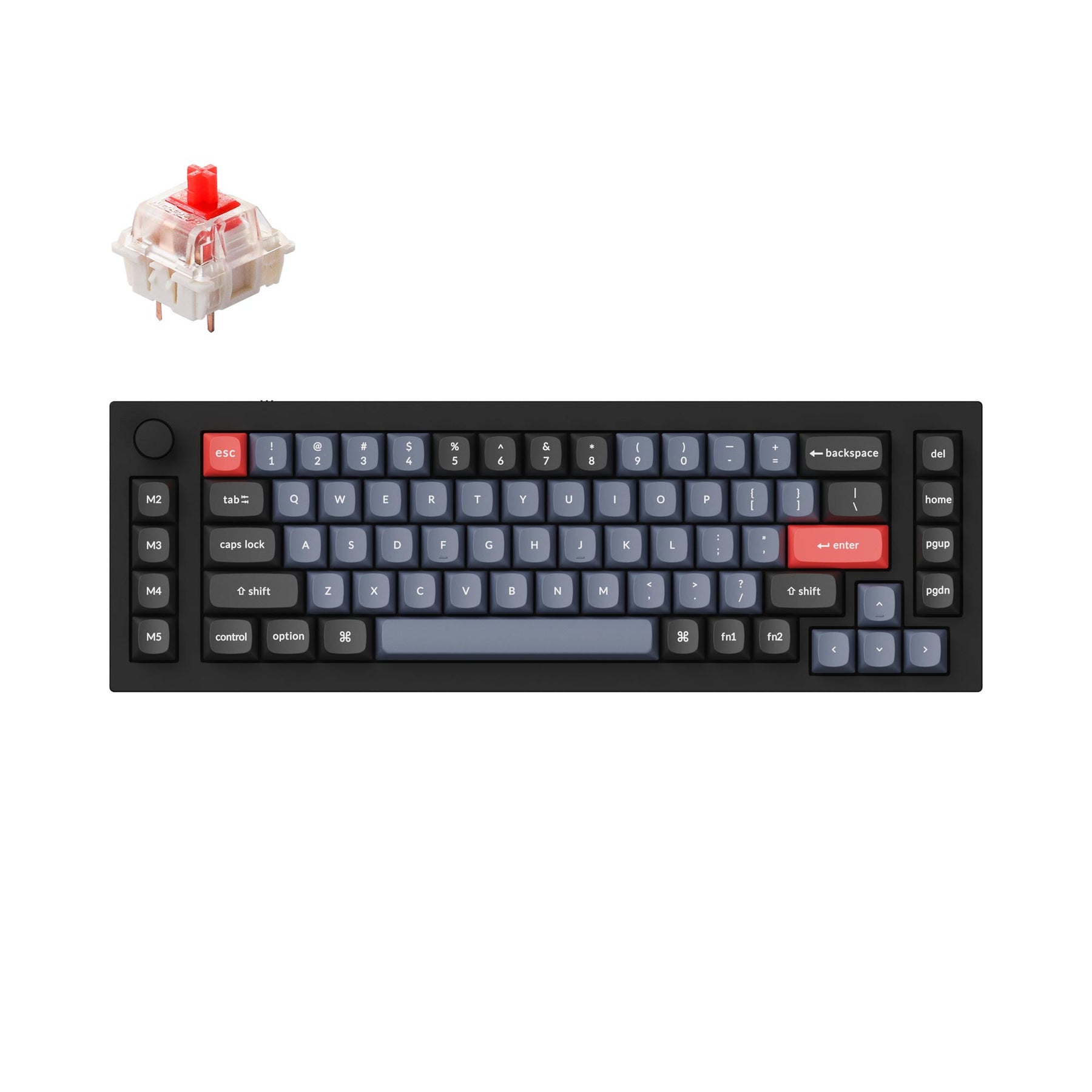 Keychron Q65 QMK Custom Mechanical Keyboard（US ANSI Layout）