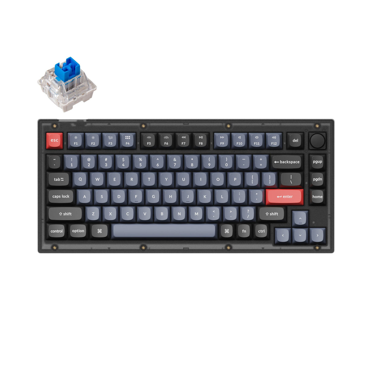 Keychron V1 QMK Custom Mechanical Keyboard（US ANSI Layout）