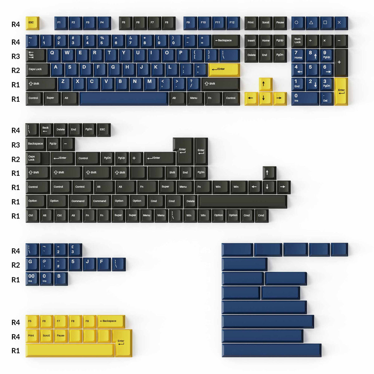 De Layout Keycaps All Keycaps – Keychron Canada