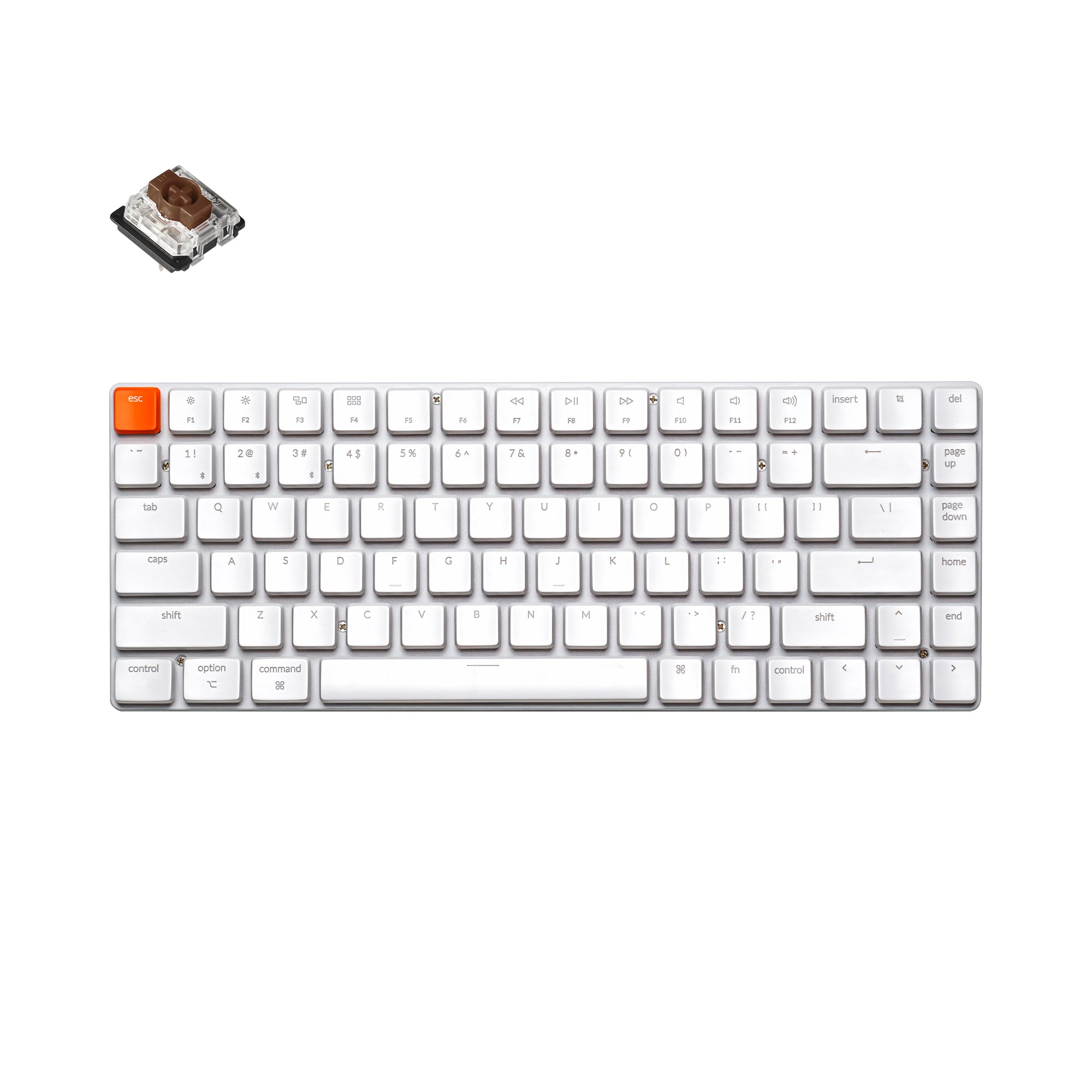Keychron K3 Non-Backlight Ultra-Slim Wireless Mechanical Keyboard (Version 2) (US ANSI Layout)