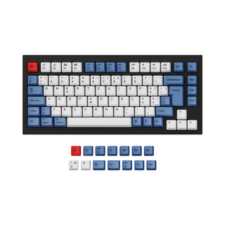 Keychron Q1 Q2 K2 OEM Dye Sub Keycap Set Blue Swiss Layout