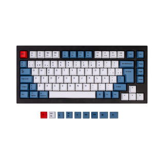 ISO Q1 & Q1 Pro & V1 & K2 & K2 Pro OEM Dye-Sub PBT Keycap Set - Blue